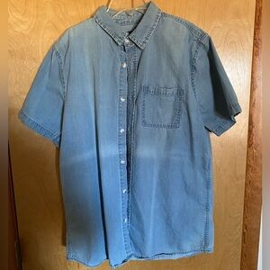 Pacsun Denim Shortsleeve Button Down